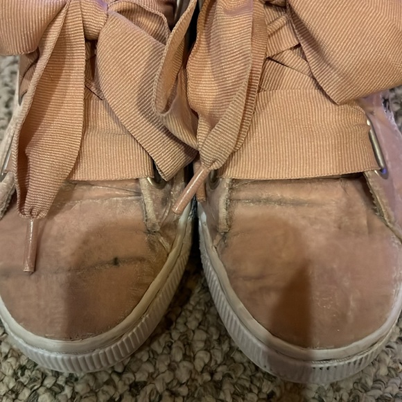 Pink Puma Embroidered ribbon Sneakers - Picture 6 of 6